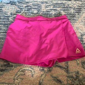 Pink, Reebok, skirt with shorts